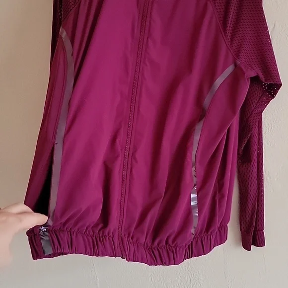 Zella Purple Lightweight Windbreaker Jakcet 1x - Picture 5 of 10